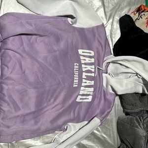 SHEIN purple Oakland California hoodie